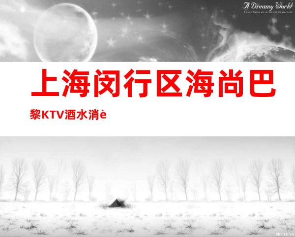 上海闵行区海尚巴黎KTV酒水消费-包厢预订-价格介绍