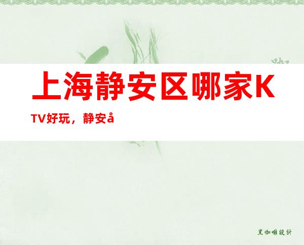 上海静安区哪家KTV好玩,静安区更高商务KTV会所预订