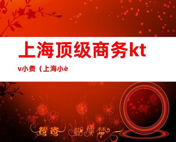 上海顶级商务ktv小费(上海小费一千二起的ktv)