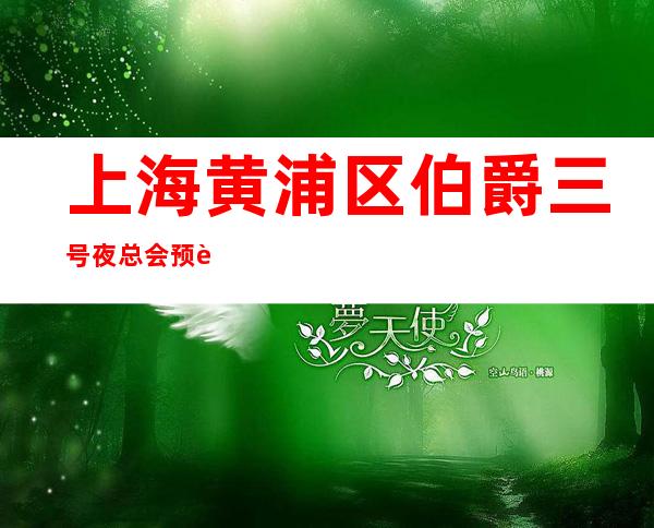 上海黄浦区伯爵三号夜总会预订-预订介绍-避免踩坑
