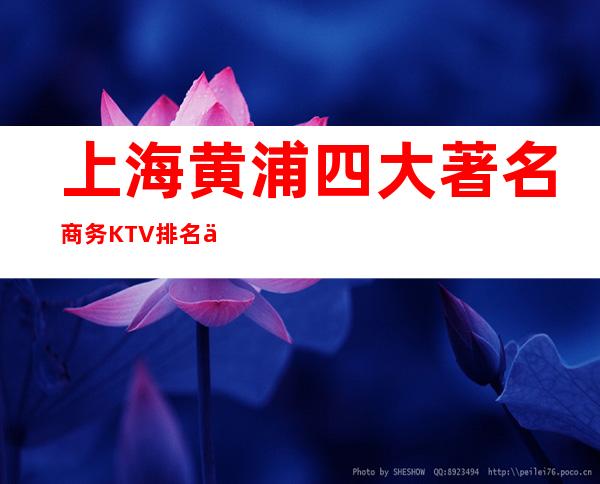 上海黄浦四大著名商务KTV排名介绍-这几家你错过了没有？