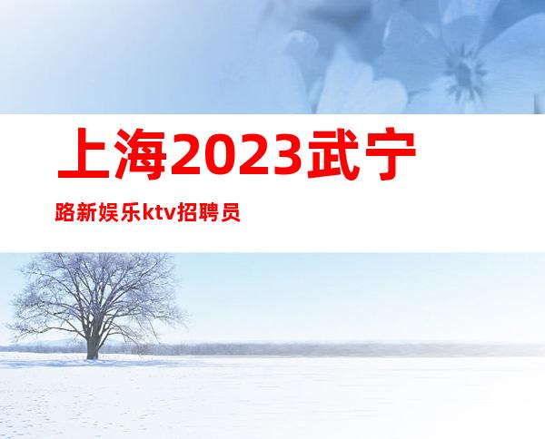 上海2023武宁路新娱乐ktv招聘员工-上班稳定可兼职无任务