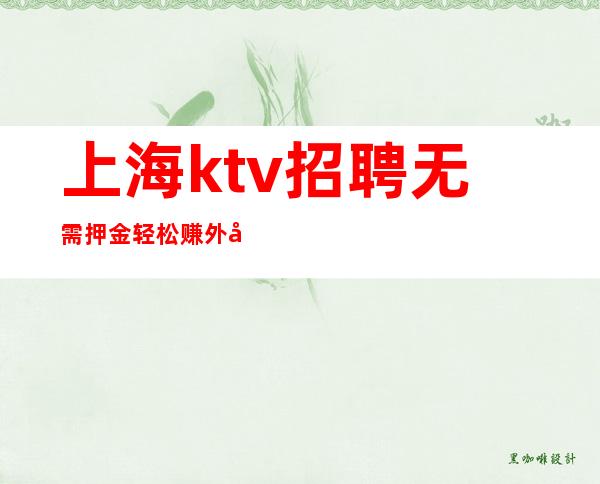 上海ktv招聘 无需押金 轻松赚外 快