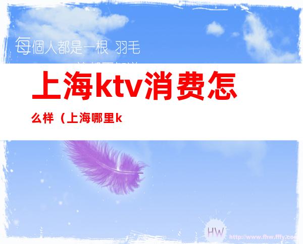 上海ktv消费怎么样(上海哪里ktv便宜又好)