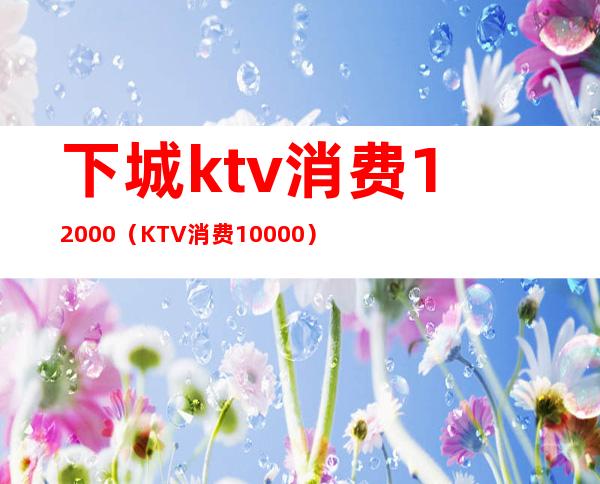 下城ktv消费12000(KTV消费10000)