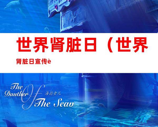 世界肾脏日(世界肾脏日宣传语)