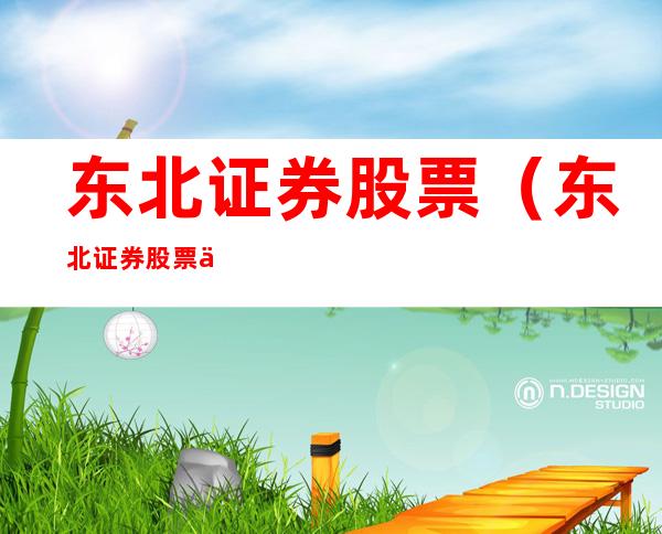 东北证券股票（东北证券股票为什么上不去）