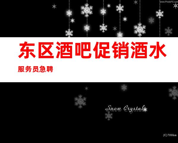 东区酒吧促销酒水服务员急聘