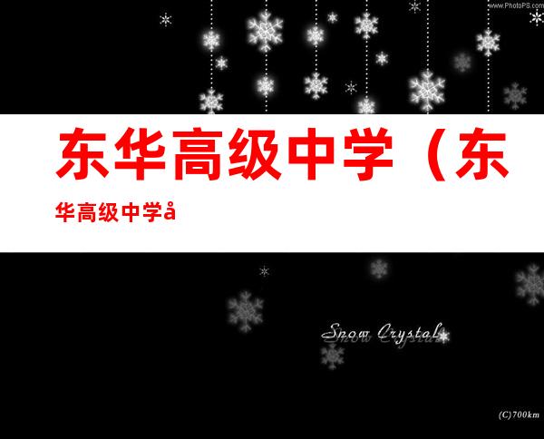 东华高级中学（东华高级中学录取分数线）