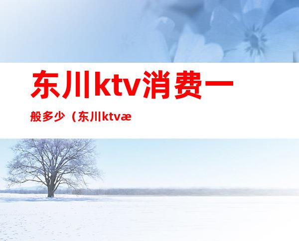 东川ktv消费一般多少（东川ktv消费一般多少一天）