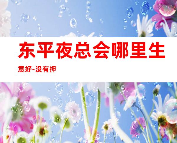 东平夜总会哪里生意好-没有押金-要求160起