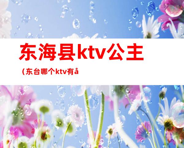 东海县ktv公主(东台哪个ktv有公主)