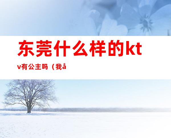 东莞什么样的ktv有公主吗(我在东莞ktv做公主那些年)