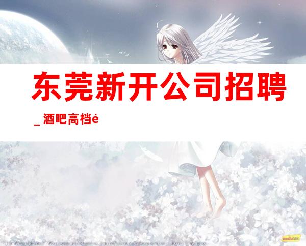 东莞新开公司招聘＿酒吧高档静吧应聘查看