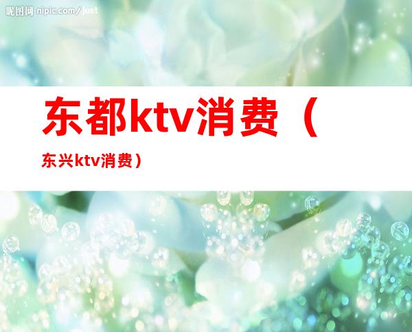 东都ktv消费(东兴ktv消费)