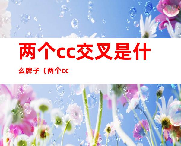 两个cc交叉是什么牌子（两个cc交叉是什么牌子鼠标）