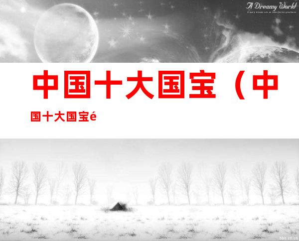 中国十大国宝(中国十大国宝青铜器)