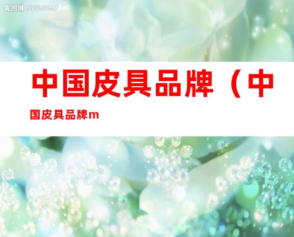 中国皮具品牌（中国皮具品牌mar）
