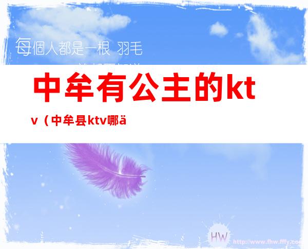 中牟有公主的ktv(中牟县ktv哪个有公主)