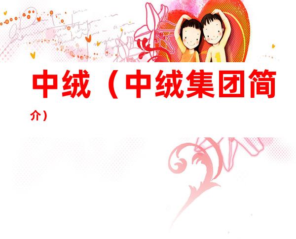 中绒(中绒集团简介)