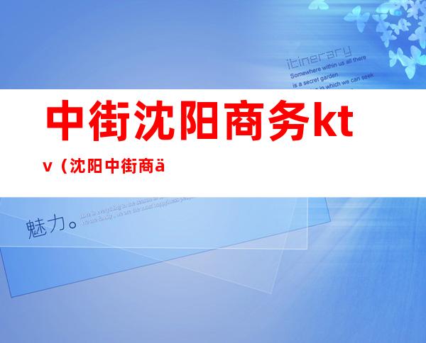 中街沈阳商务ktv(沈阳中街商业街)