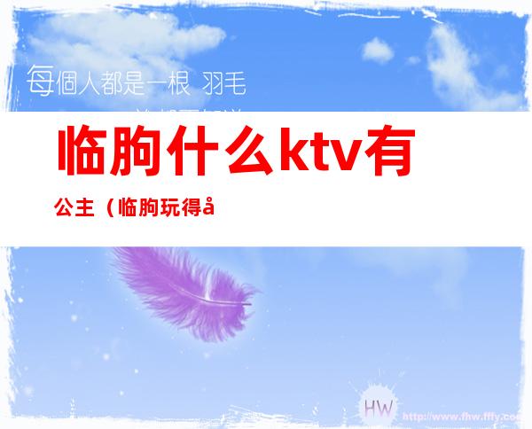 临朐什么ktv有公主(临朐玩得开的ktv)