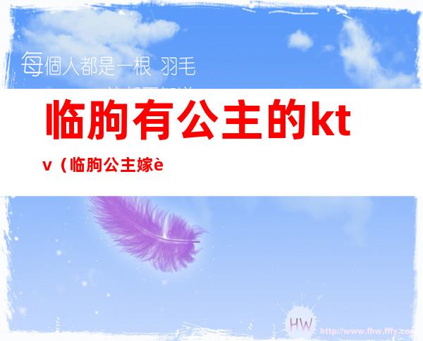 临朐有公主的ktv(临朐公主嫁衣)
