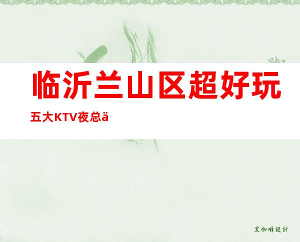 临沂兰山区超好玩五大KTV夜总会消费介绍 地址一览 – 临沂兰山商务KTV