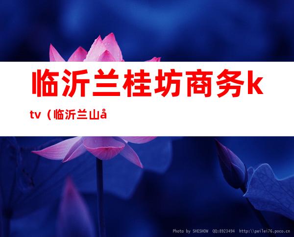 临沂兰桂坊商务ktv(临沂兰山区商务局)