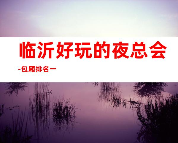 临沂好玩的夜总会-包厢排名一览 – 临沂沂水商务KTV