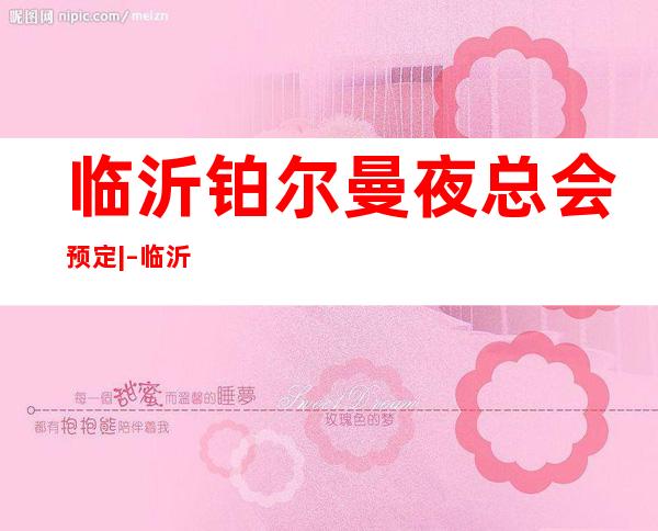 临沂铂尔曼夜总会预定| – 临沂沂南商务KTV