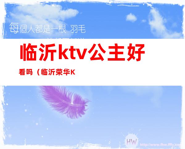 临沂ktv公主好看吗(临沂荣华KTV公主有哪些)