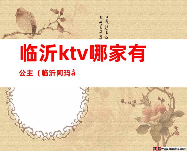 临沂ktv哪家有公主(临沂阿玛尼ktv有公主么)
