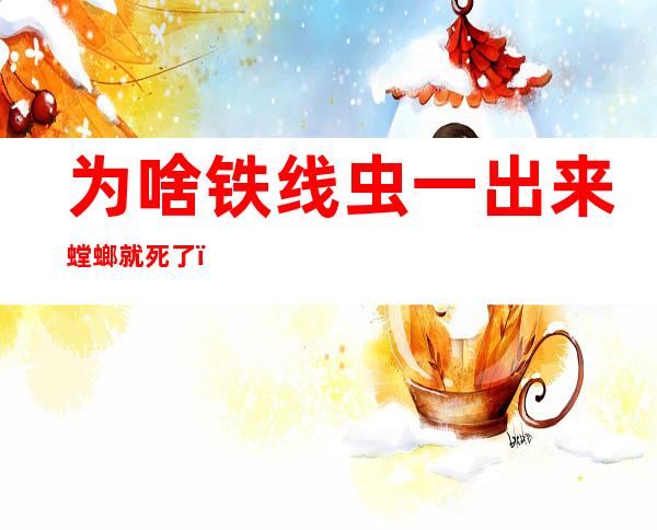 为啥铁线虫一出来螳螂就死了(为啥铁线虫一出来螳螂就死了)
