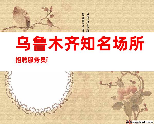 乌鲁木齐知名场所招聘服务员:实力团队带你保证天天有班上