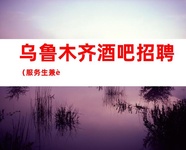 乌鲁木齐酒吧招聘（服务生兼职信息）更高服务员-生意好天天满房