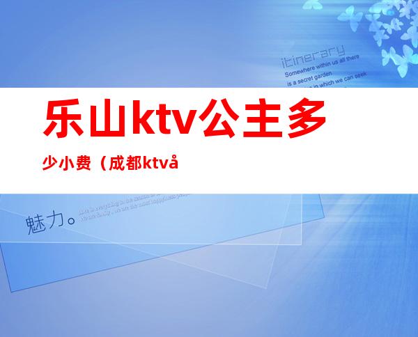 乐山ktv公主多少小费(成都ktv公主小费多少)