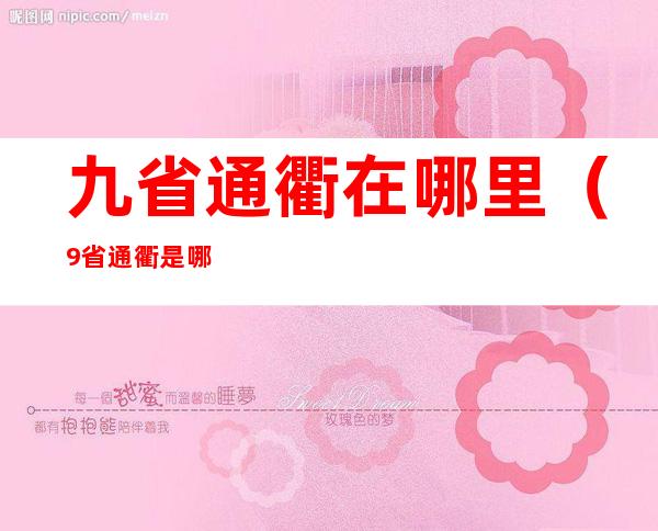 九省通衢在哪里(9省通衢是哪9省)