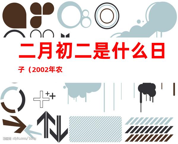 二月初二是什么日子(2002年农历十二月初二是什么日子)