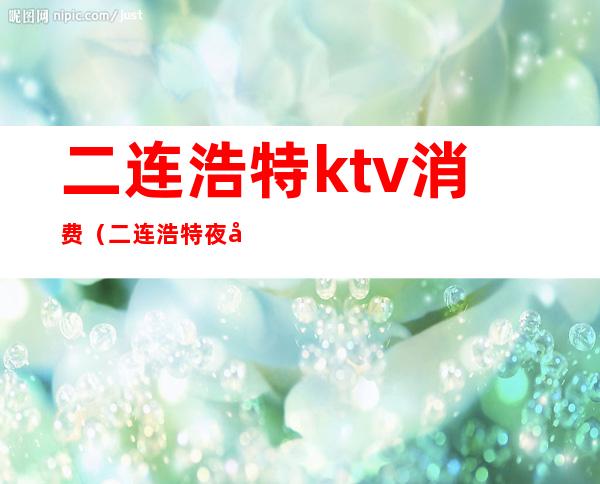 二连浩特ktv消费(二连浩特夜场)