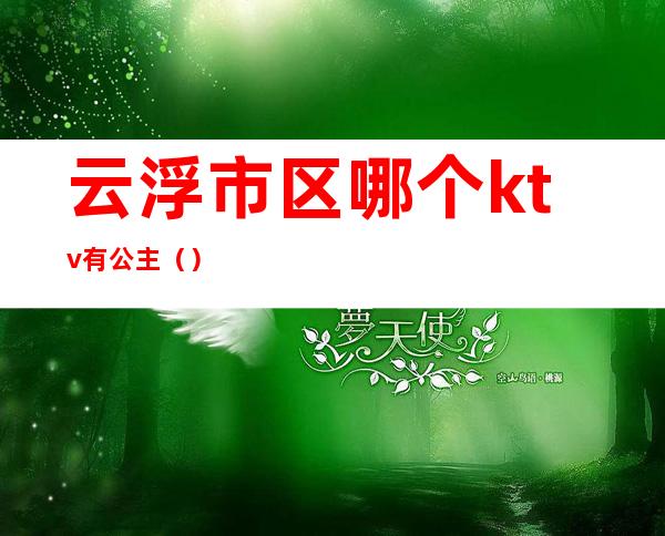 云浮市区哪个ktv有公主()