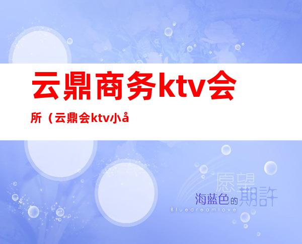云鼎商务ktv会所(云鼎会ktv小妹)