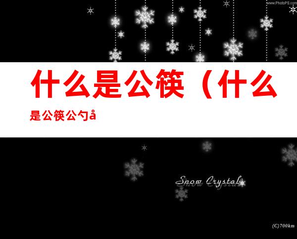 什么是公筷(什么是公筷公勺分餐制?)