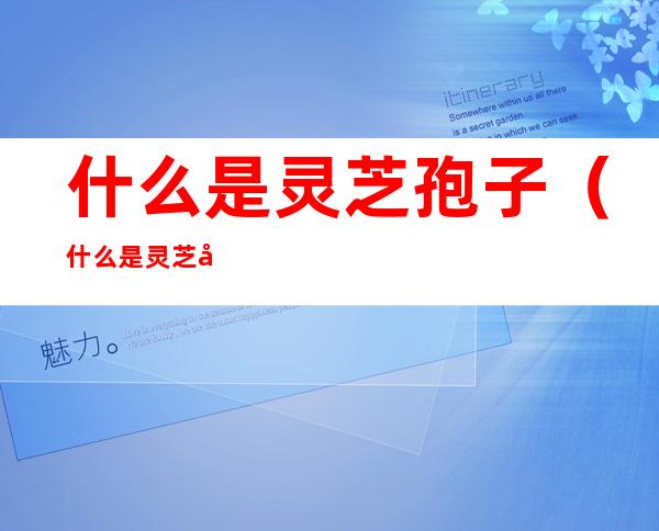 什么是灵芝孢子(什么是灵芝孢子油)