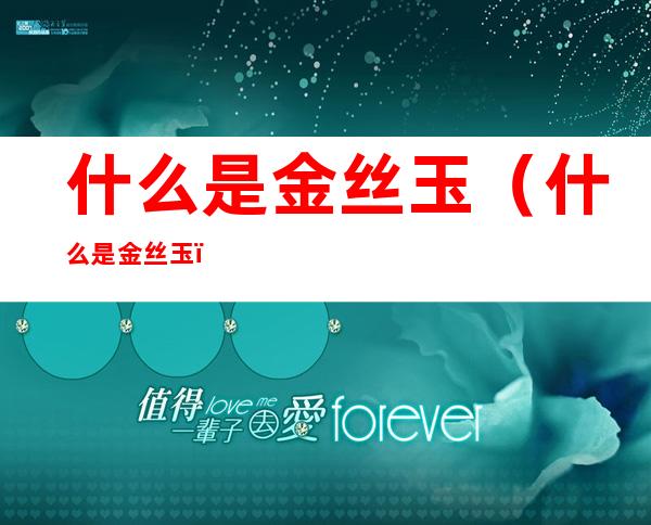 什么是金丝玉（什么是金丝玉?）