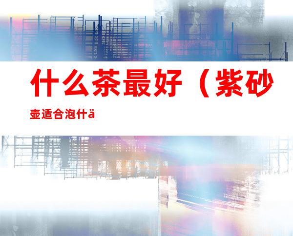什么茶最好(紫砂壶适合泡什么茶最好)