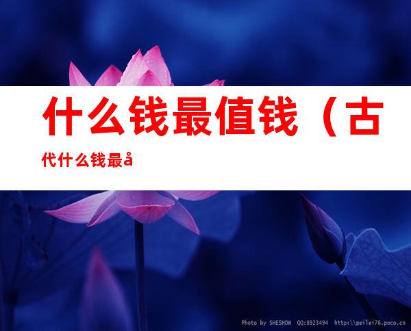 什么钱最值钱(古代什么钱最值钱)