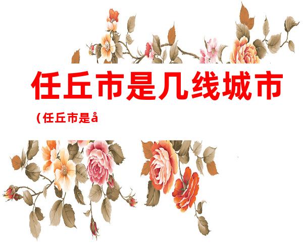 任丘市是几线城市（任丘市是几线城市）