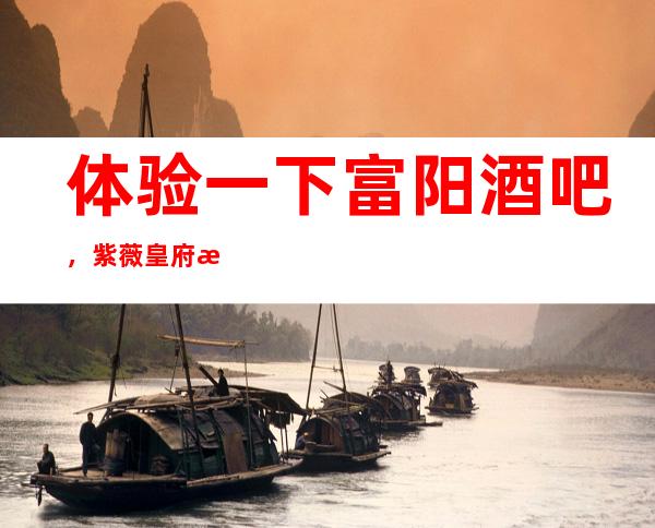 体验一下富阳酒吧,紫薇皇府深受当地人的好评