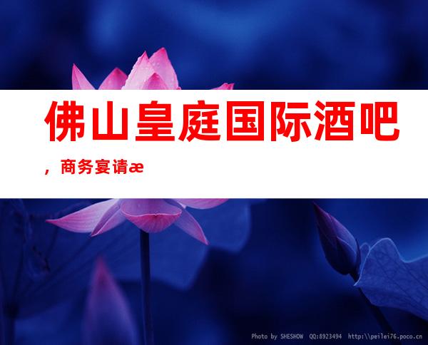 佛山皇庭国际酒吧，商务宴请招待客户的好地方